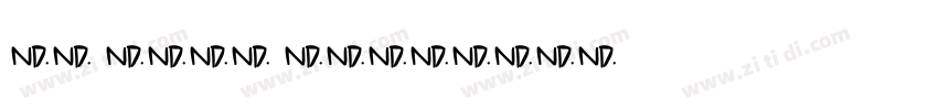 ZF Sans Bold字体转换